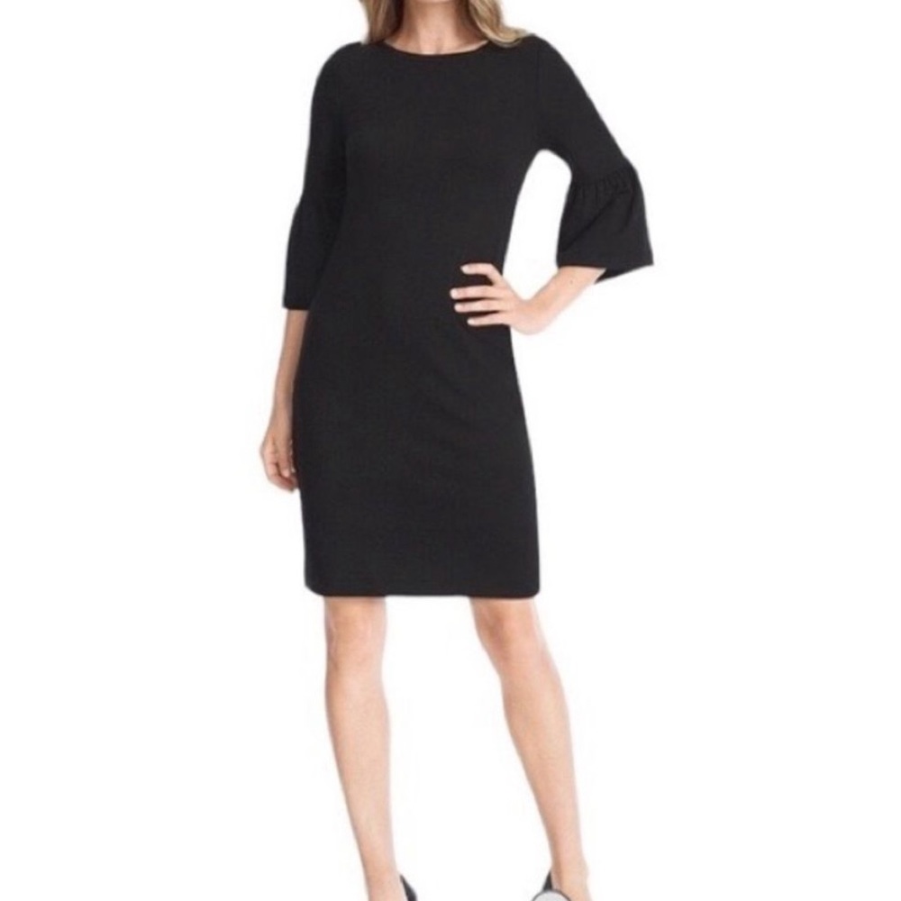White House Black Market Knit Bell Sleeve Knit Dress. Size XL. Worn Once.